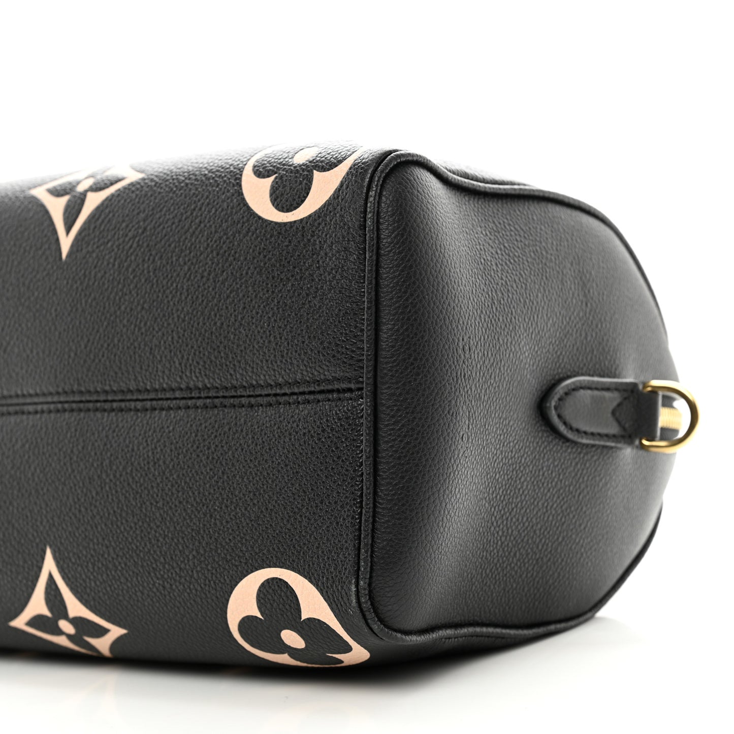 Empreinte Monogram Giant Speedy Bandouliere 25 Black Beige