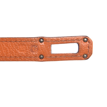 Hermes Chevre Mysore Kelly Longue Wallet Orange 12 of 23