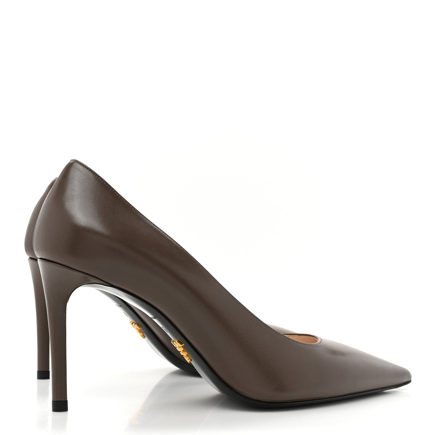 Prada Vitello Pumps 36 Grafite 4 of 12