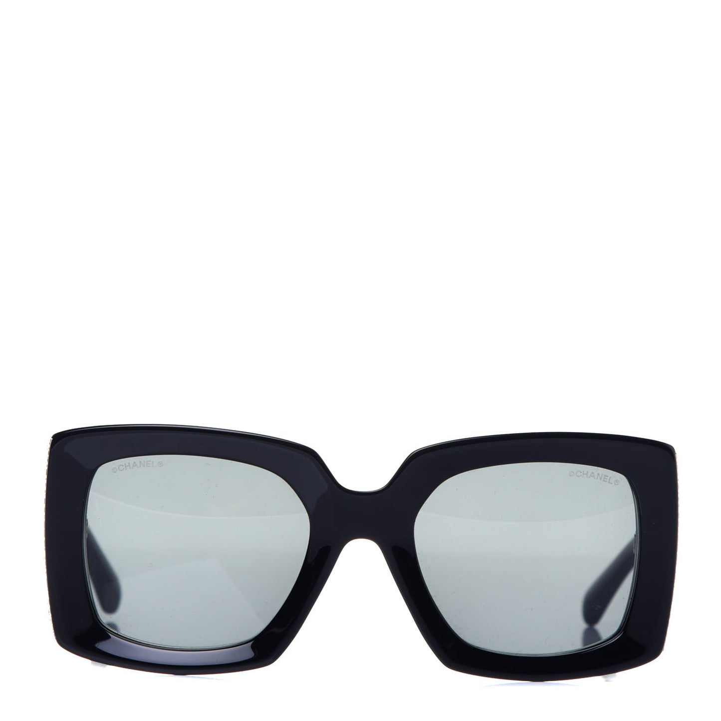 Acetate Rectangle Sunglasses 5435 Black