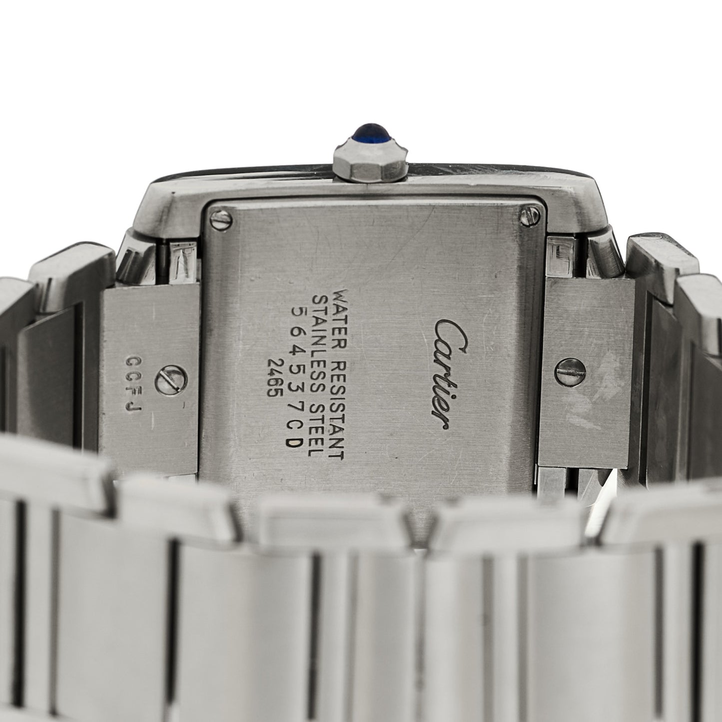 Stainless Steel 25mm Tank Francaise Quartz Watch