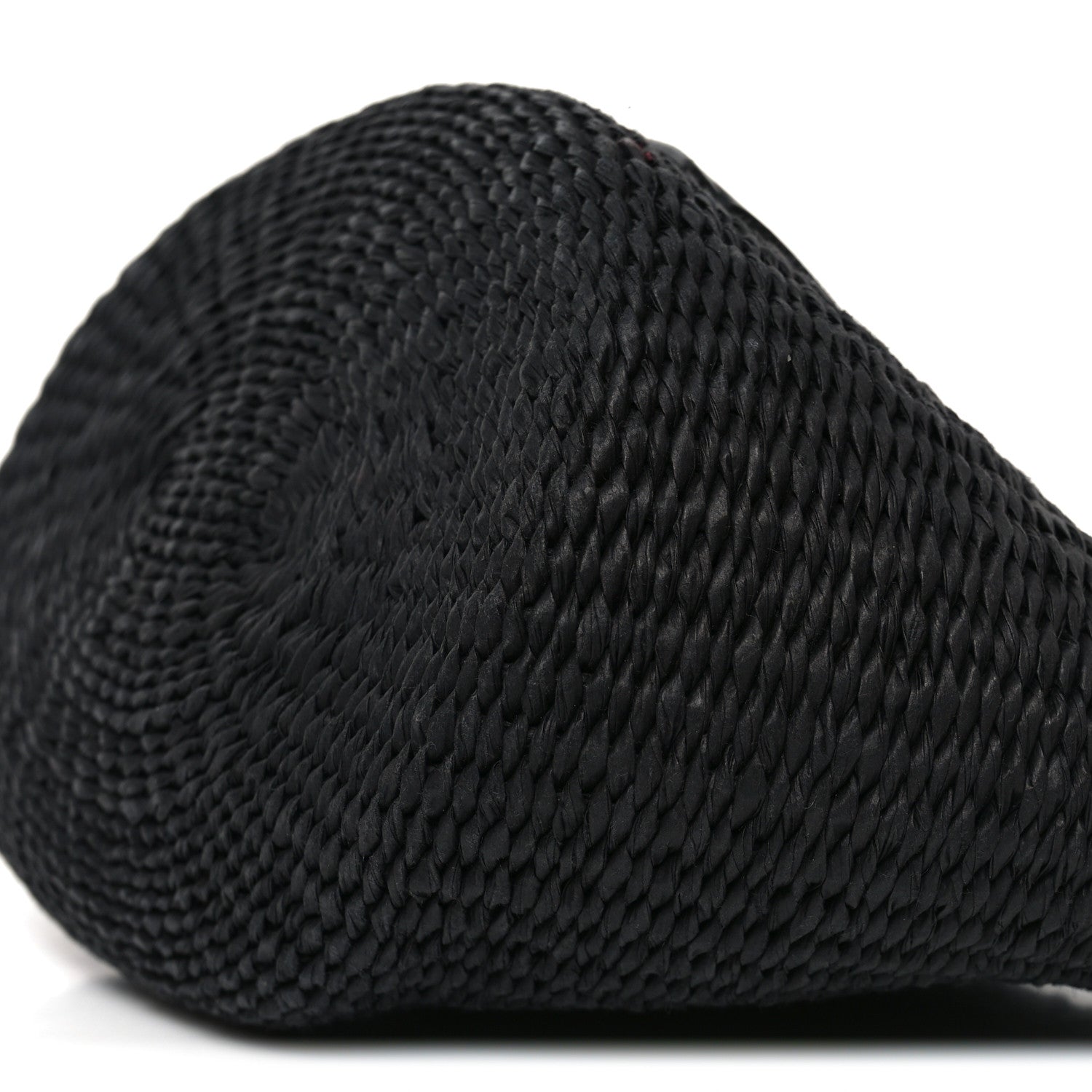 Chloe X MIFUKO Raffia Calfskin Mini Chain Basket Black 9 of 9