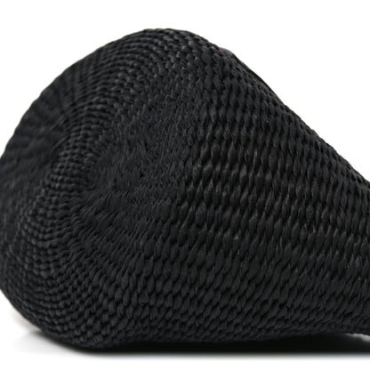 Chloe X MIFUKO Raffia Calfskin Mini Chain Basket Black 9 of 9