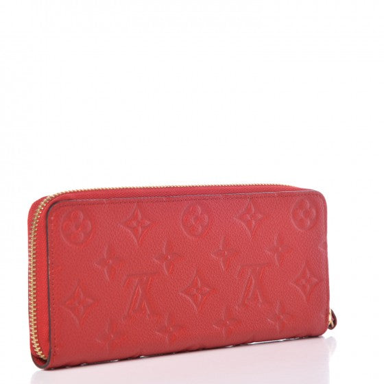 Louis Vuitton Empreinte Clemence Wallet Cherry 3 of 10