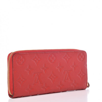 Louis Vuitton Empreinte Clemence Wallet Cherry 3 of 10
