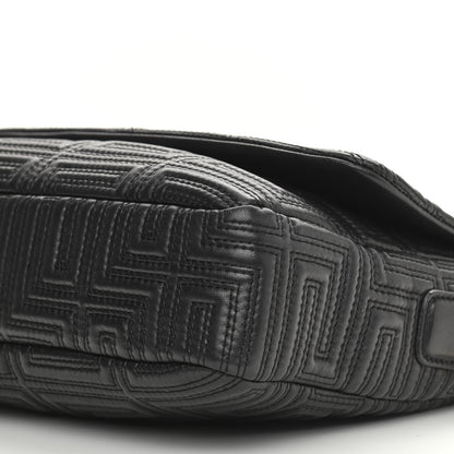 Versace Calfskin Icon Quilted Flap Black 10 of 12
