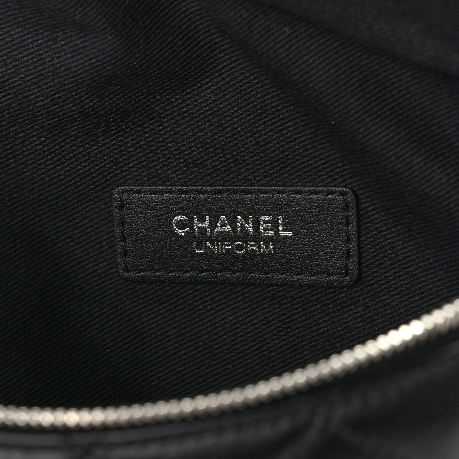 Chanel Calfskin Quilted Waist Belt Bag Black 6 of 11