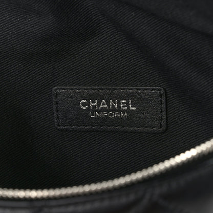 Chanel Calfskin Quilted Waist Belt Bag Black 6 of 11