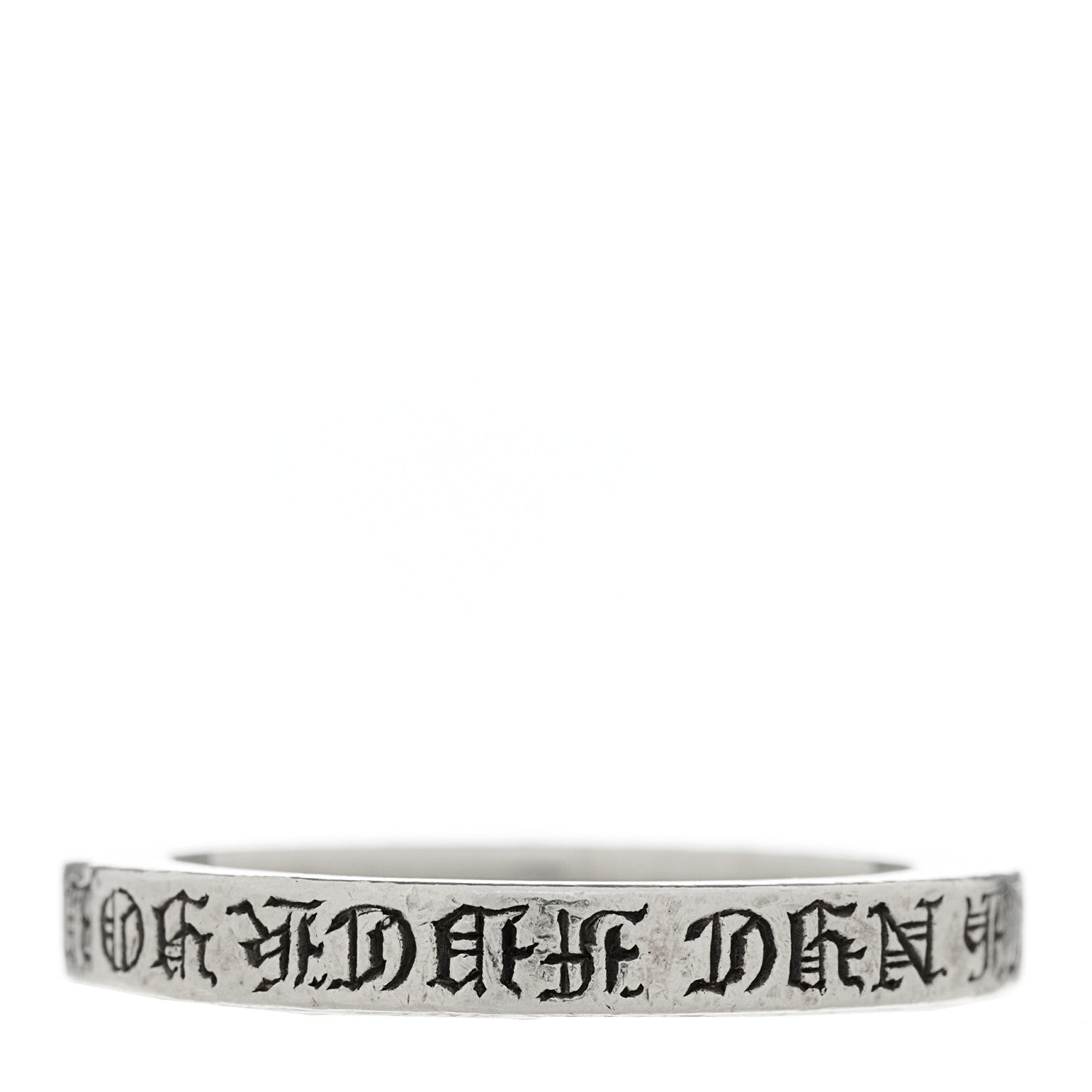 Chrome Hearts Sterling Silver CH NYC Fck You Spacer Ring 61 9.5 3 of 6