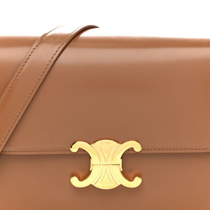Celine Shiny Calfskin Medium Triomphe Bronze 9 of 16