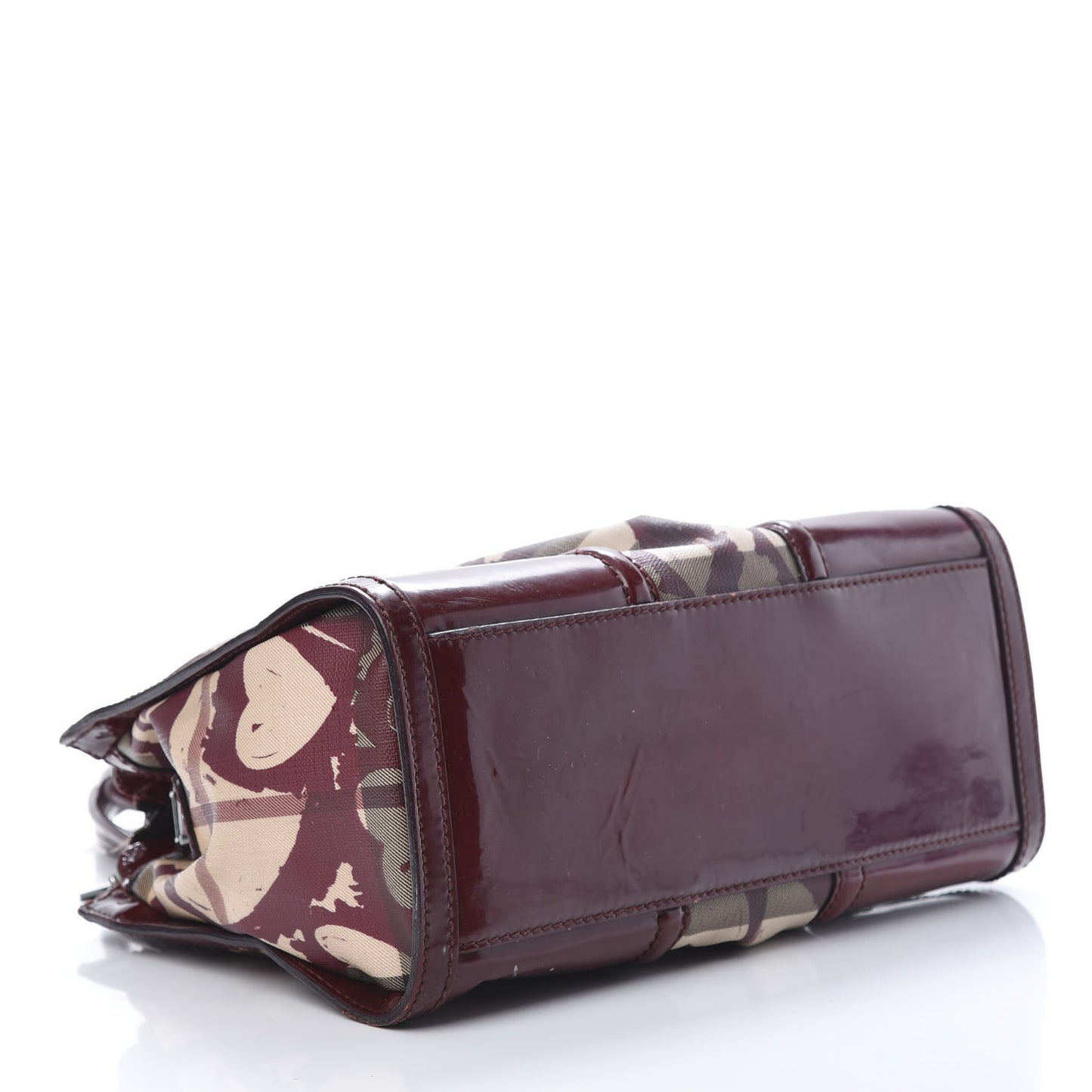 Nova Check Heart Print Pilgrim Satchel Berry
