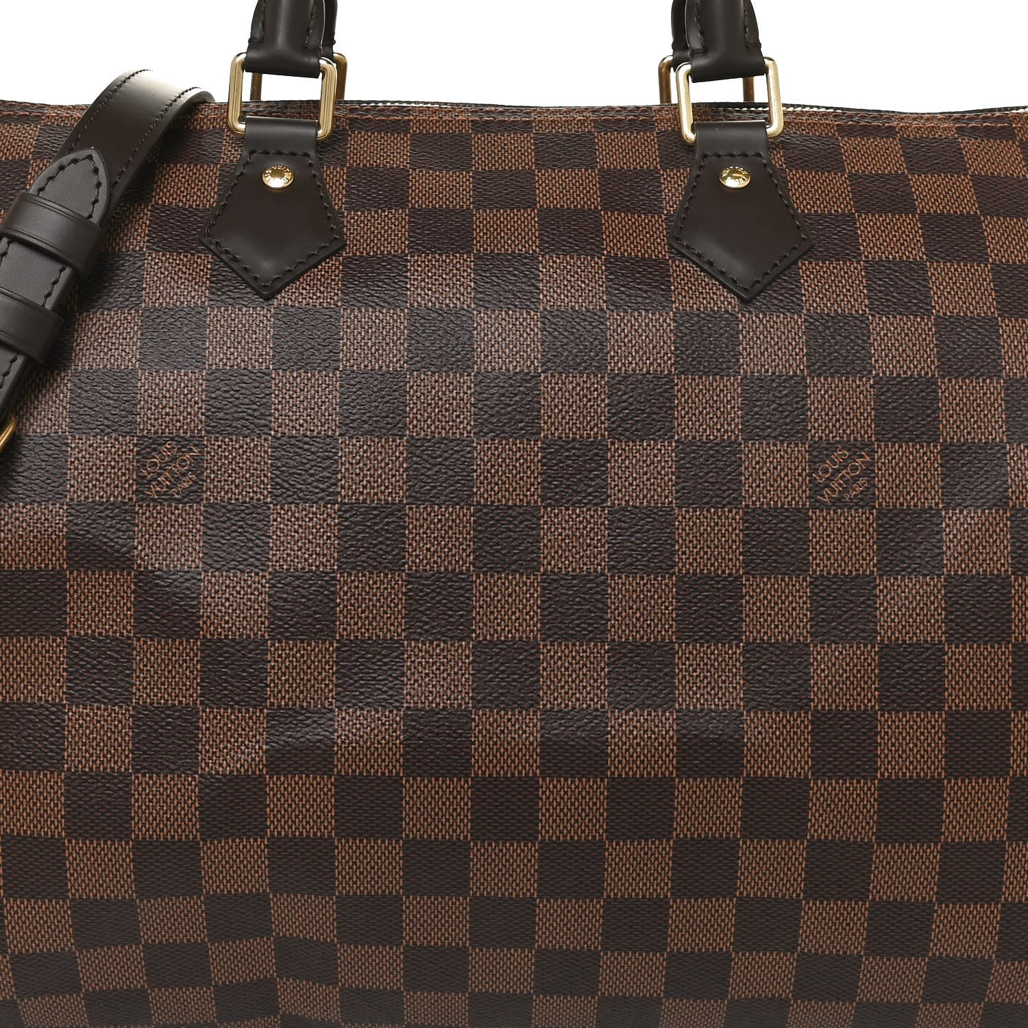 Louis Vuitton Damier Ebene Speedy Bandouliere 35 8 of 10