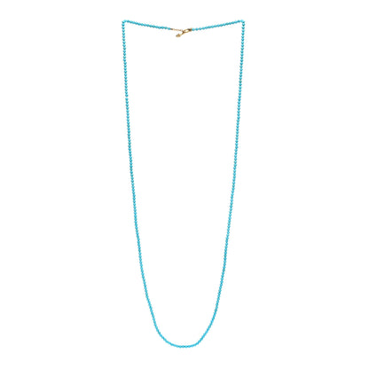 Elizabeth Locke 19K Yellow Gold Turquoise Toggle Necklace 3 of 5
