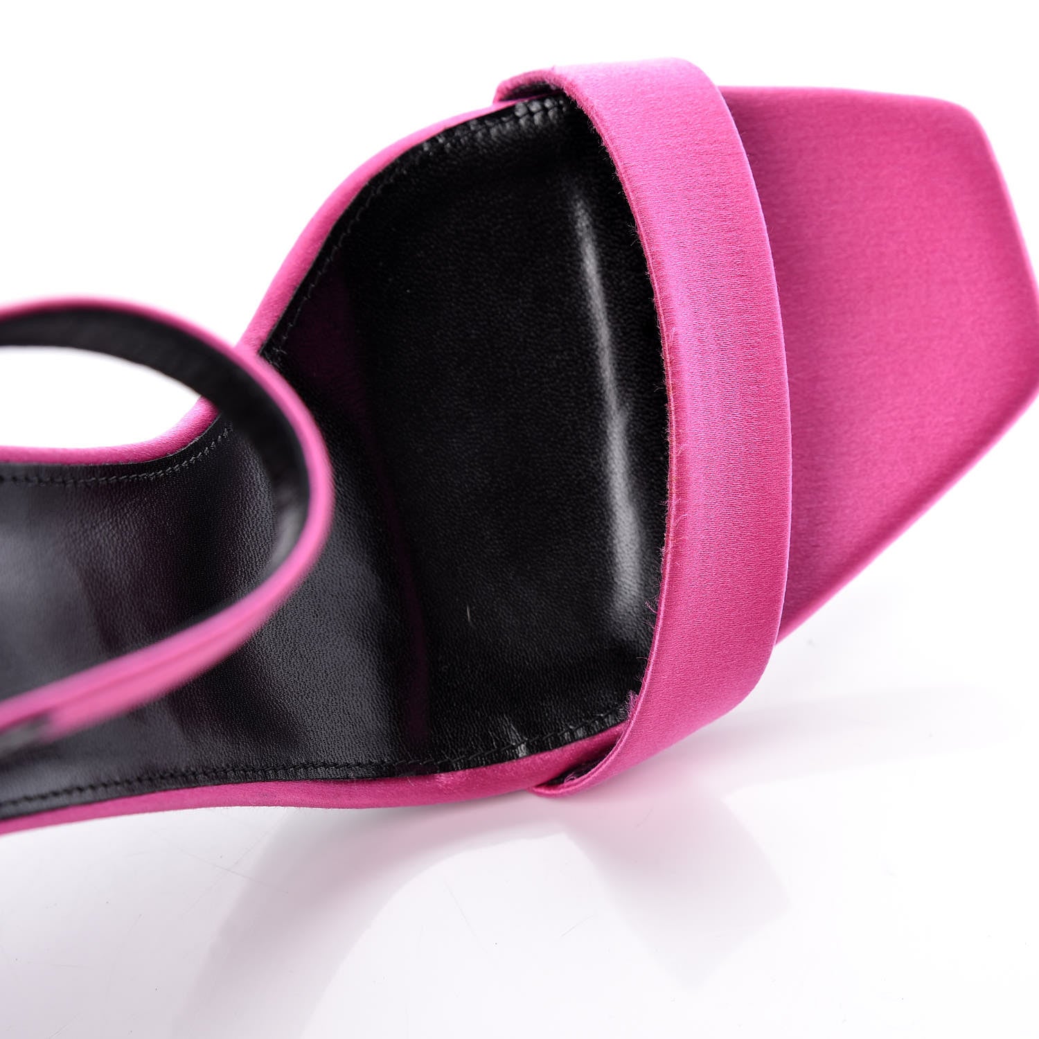 Saint Laurent Satin Amber 105 Ankle Strap Sandals 41 Pink 15 of 15