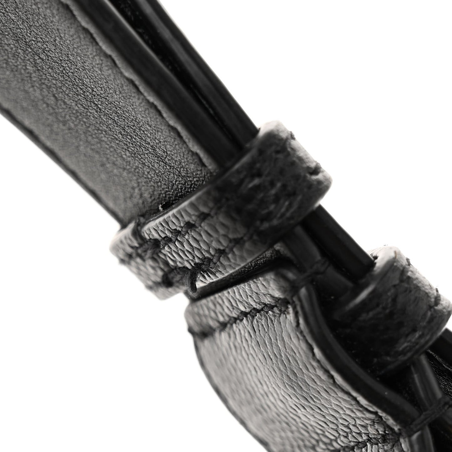 Grain De Poudre Monogram Belt Bag Black