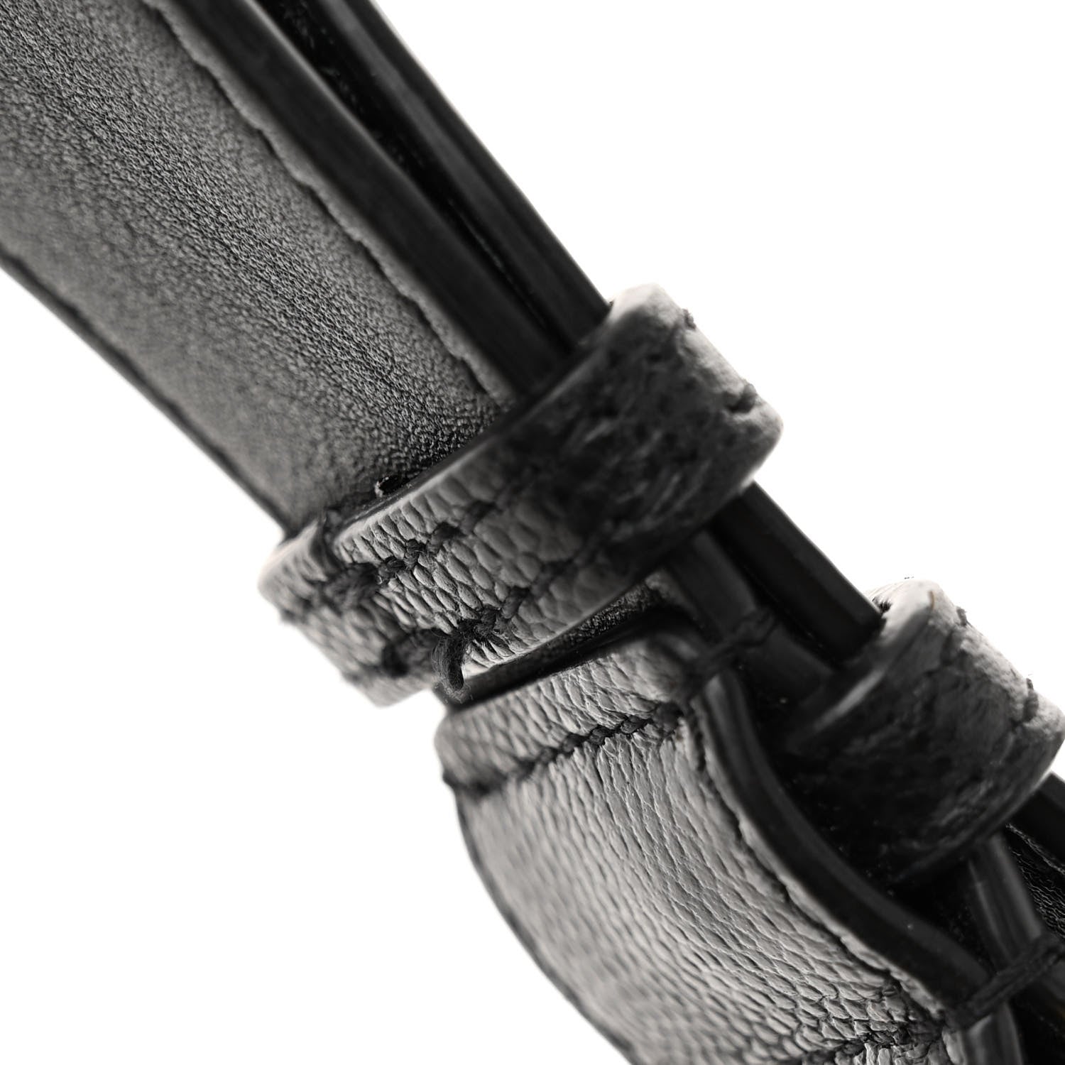 Saint Laurent Grain De Poudre Monogram Belt Bag Black 11 of 11