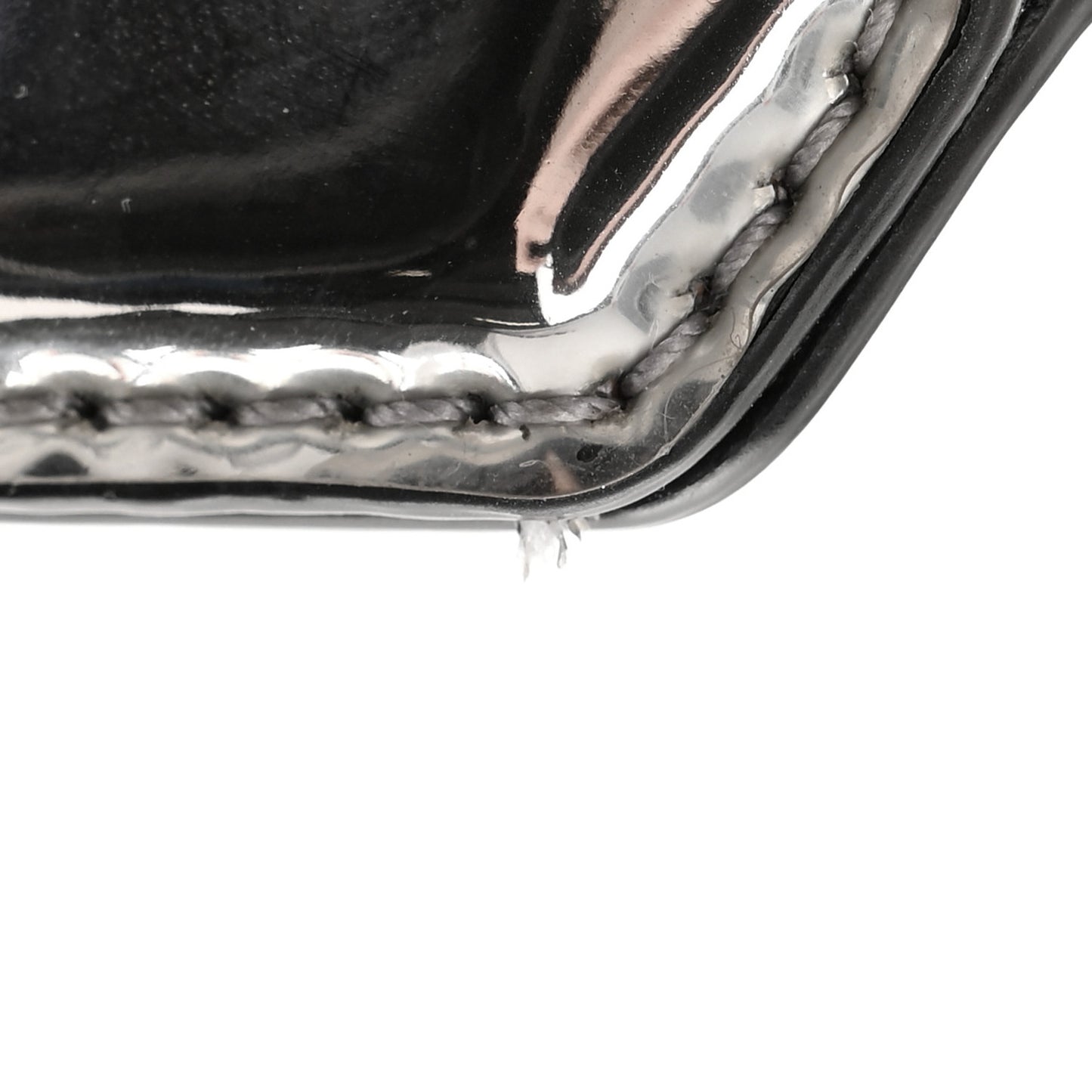 Metallic Calfskin Gen Z Snapshot Camera Bag Silver