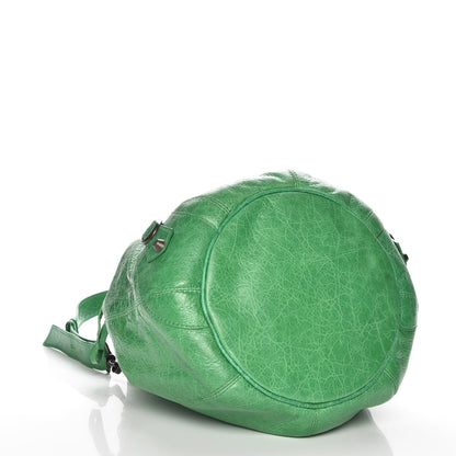 Balenciaga Agneau Classic Hardware Mini Pompon Vert Poker 5 of 11