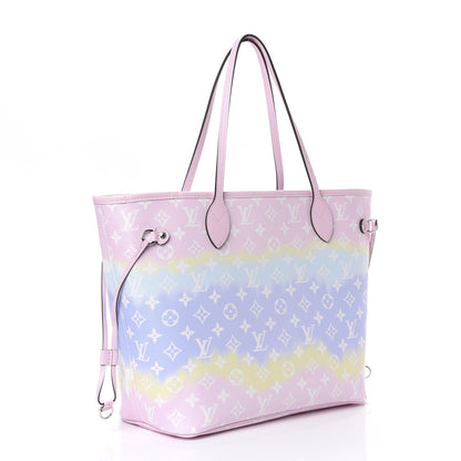 Louis Vuitton Monogram Escale Neverfull MM Pastel 3 of 10