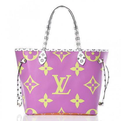 Louis Vuitton Monogram Giant Neverfull MM Pink Lilac 1 of 11