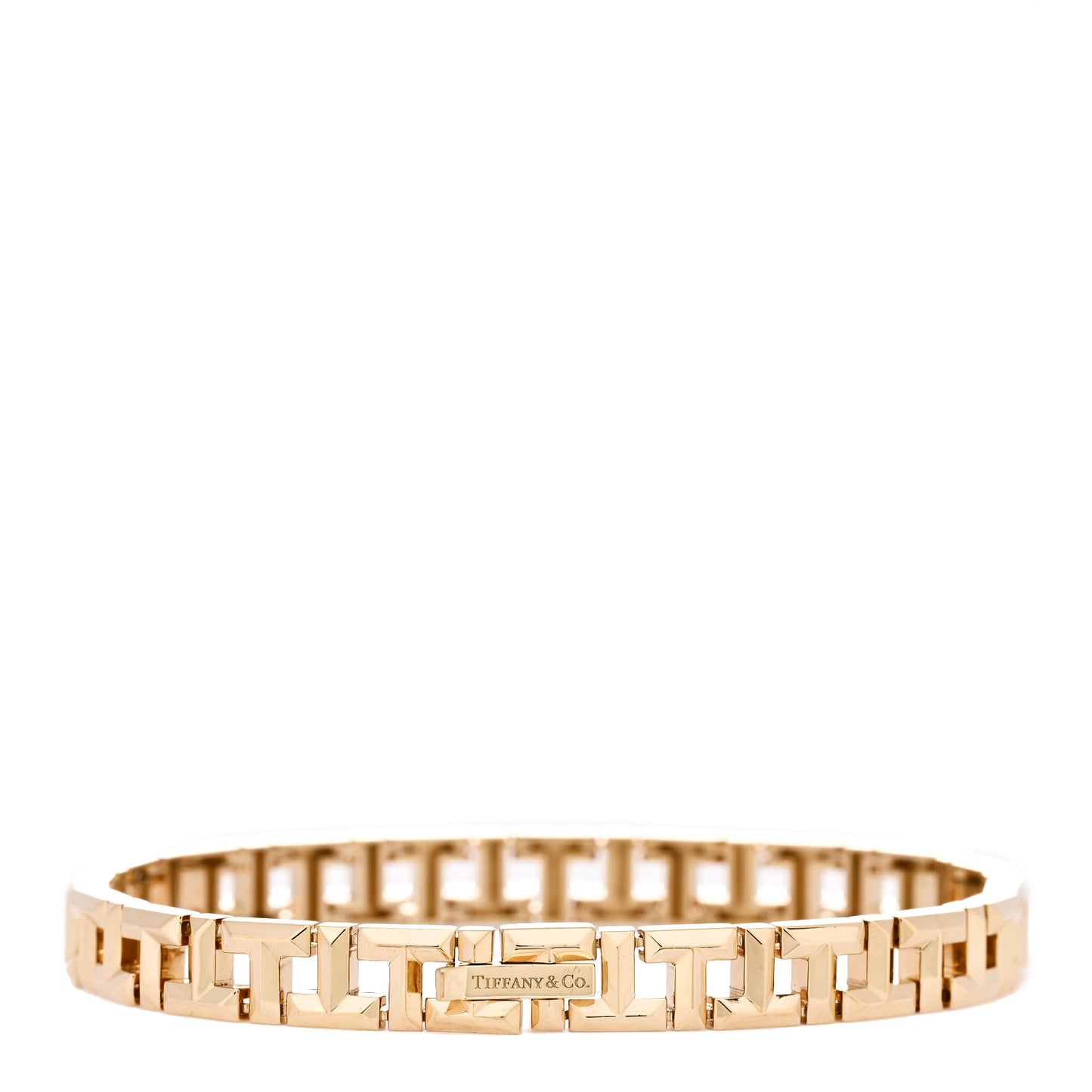 18K Yellow Gold Narrow T True Bracelet