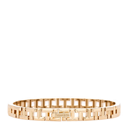 Tiffany 18K Yellow Gold Narrow T True Bracelet 2 of 4