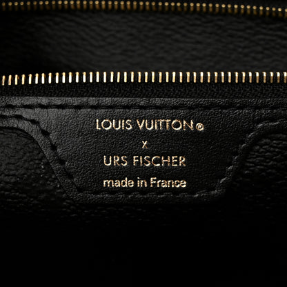 Louis Vuitton X UF Tufted Monogram Neverfull MM Black Red 7 of 11