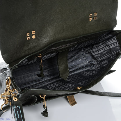 Proenza Schouler Lambskin Medium PS1 Satchel Military 5 of 7