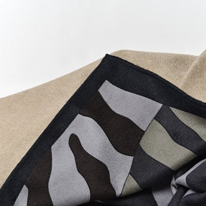 Hermes Cashmere Silk Zebra Blanket 4 of 5