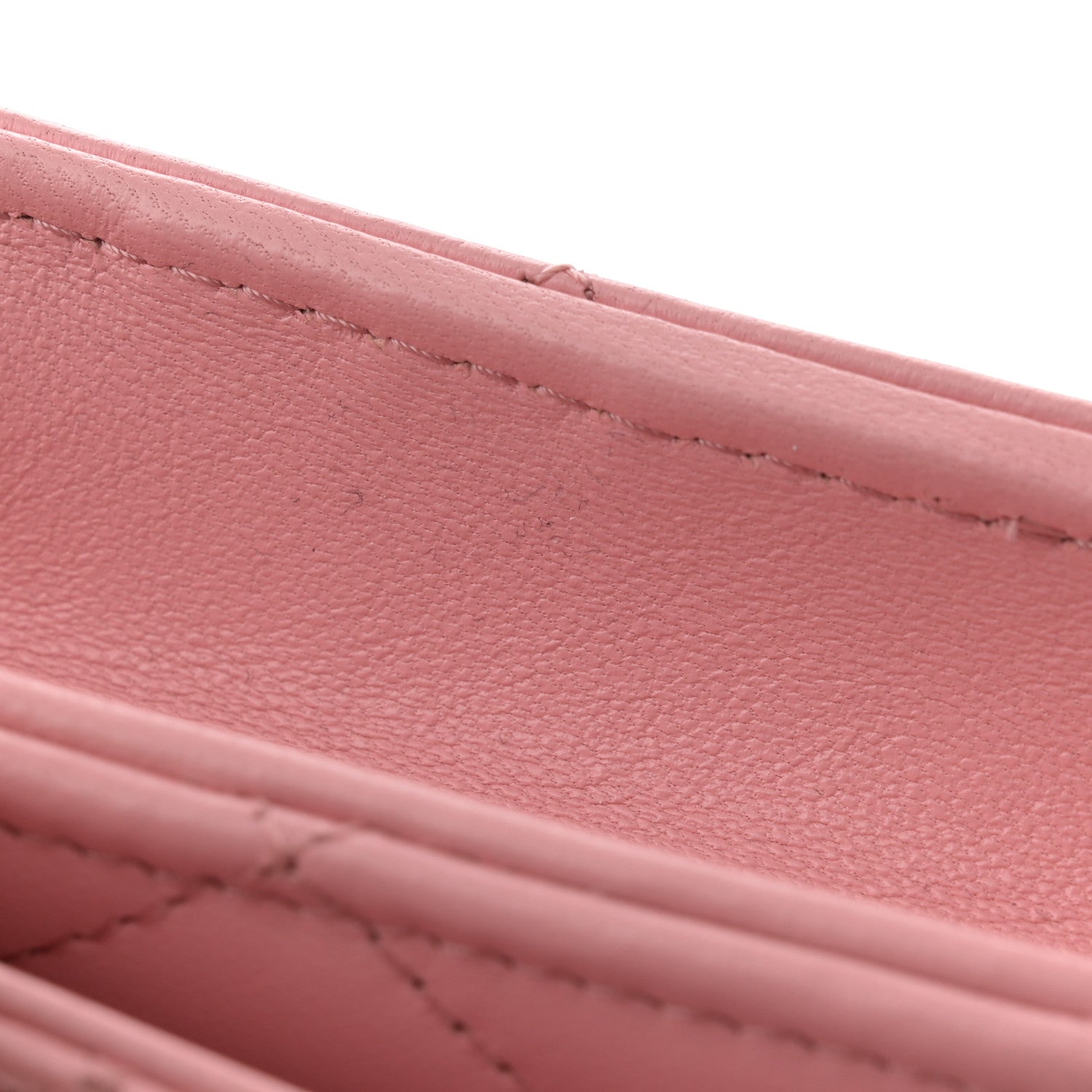 Chanel Lambskin Quilted Trendy CC Wallet On Chain WOC Pink 11 of 11