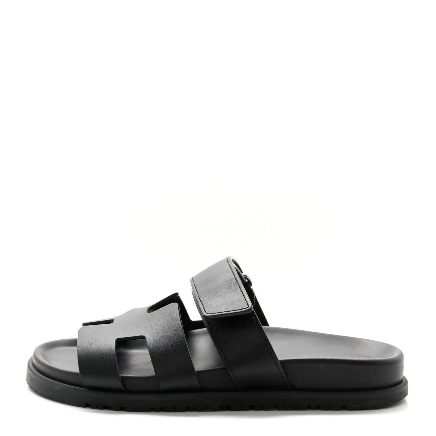 Calfskin Womens Chypre Sandals 35.5 Black