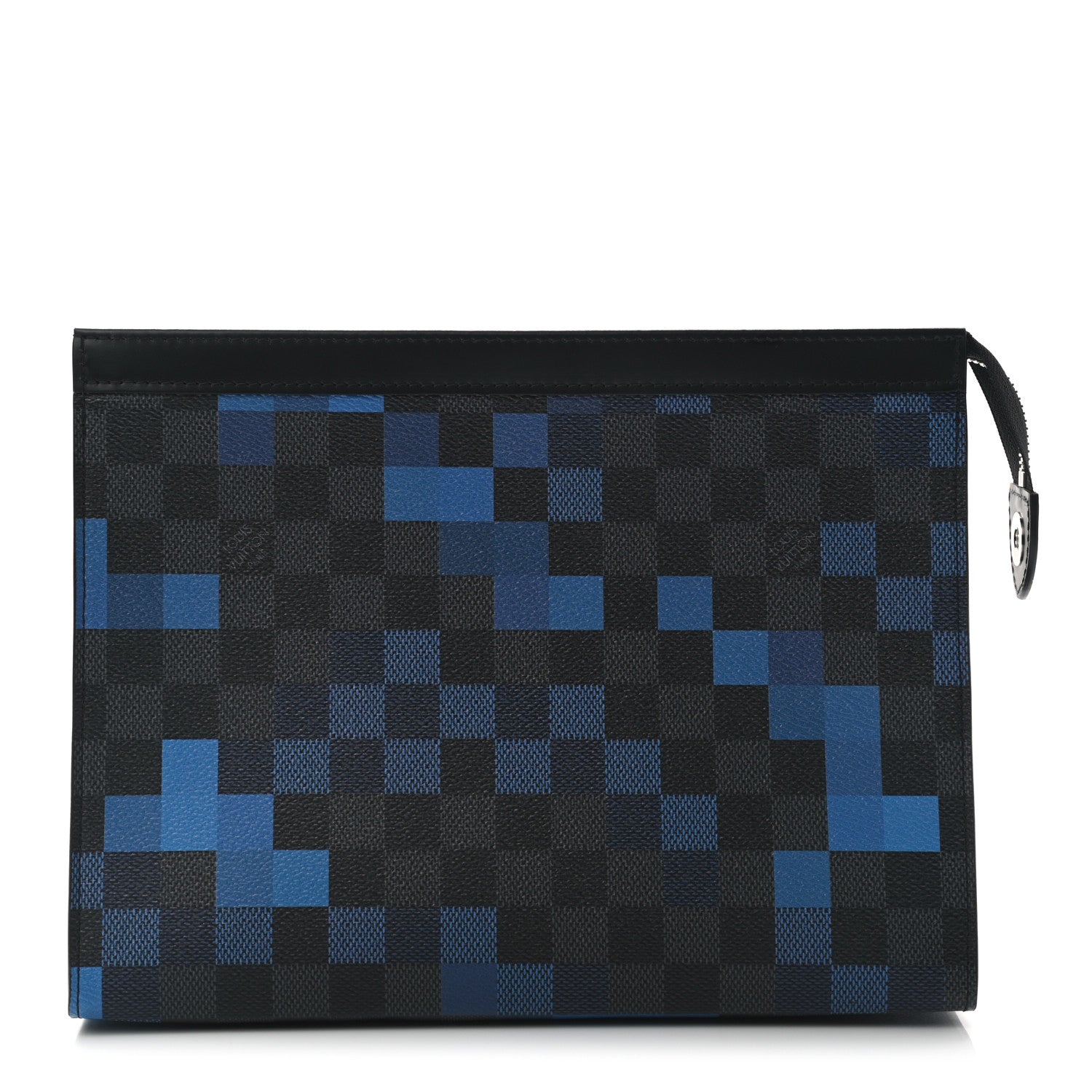 Louis Vuitton Damier Graphite Pixel Pochette Voyage MM Blue 1 of 6