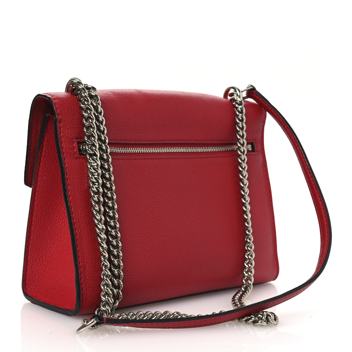 Louis Vuitton Soft Calfskin My Lockme Chain Bag BB Rubis 3 of 11