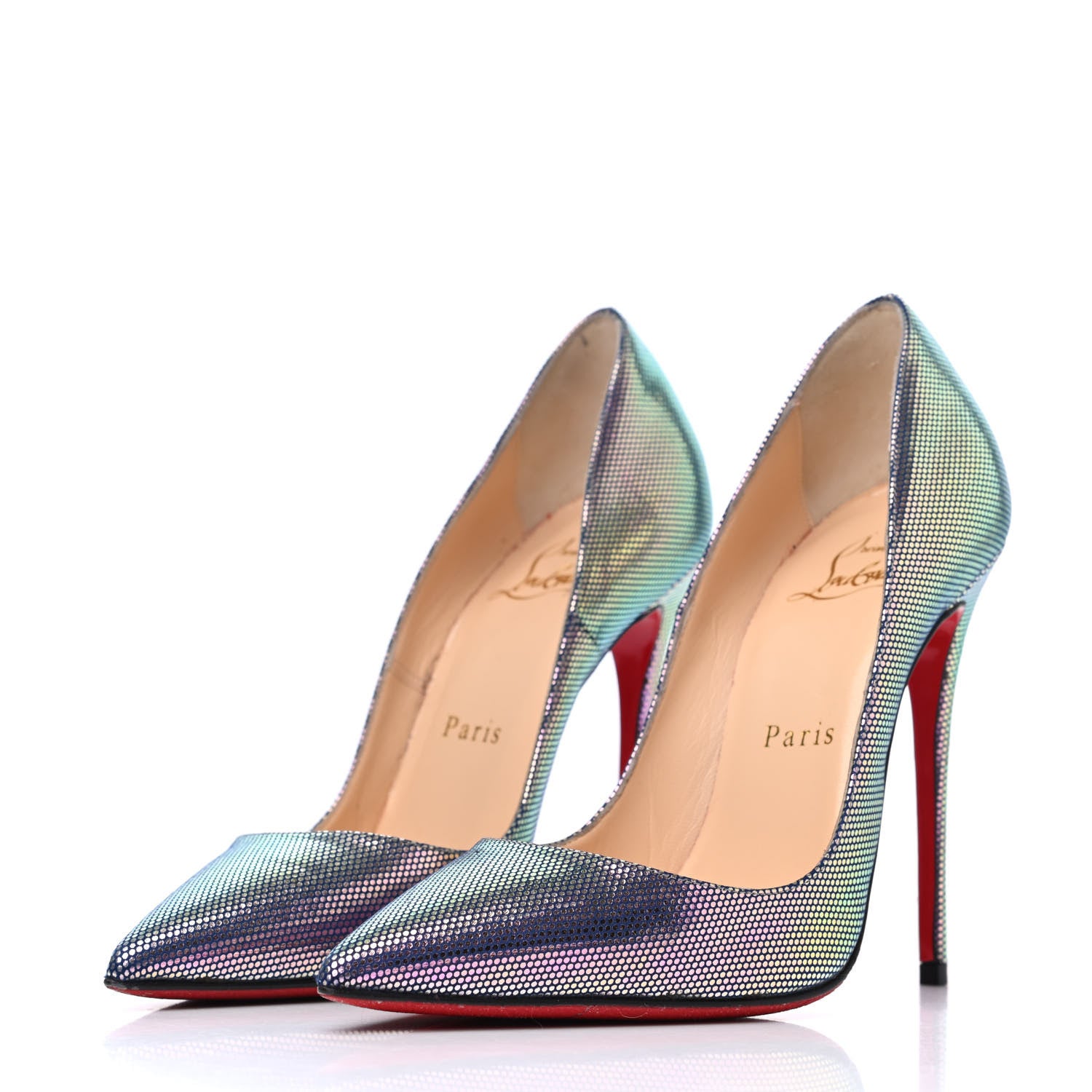 Christian Louboutin Tissu Scarabe So Kate 120 Pumps 35 Digitale 3 of 15