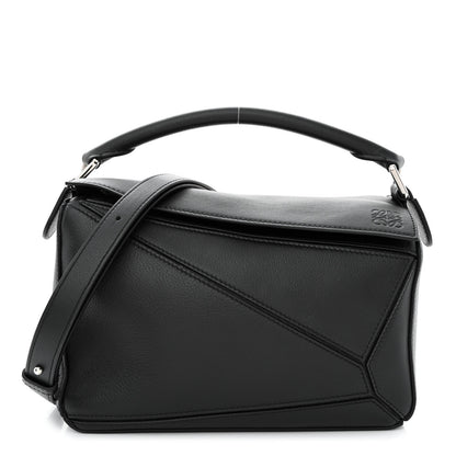 Loewe Calfskin Small Puzzle Bag Black 1 of 11