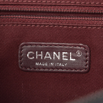 Chanel Aged Calfskin Jumbo New Portobello Flap Black 6 of 11