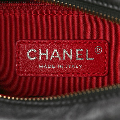 Chanel Aged Calfskin Quilted Small Gabrielle Hobo Black 6 of 10