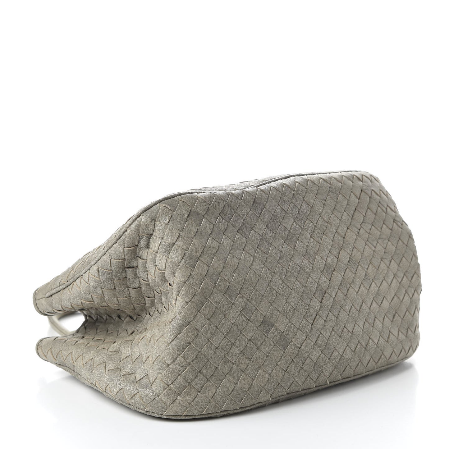 Nappa Intrecciato Woven Tote Fume Cement