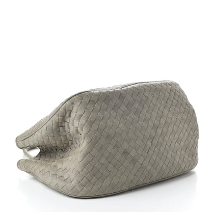 Bottega Veneta Nappa Intrecciato Woven Tote Fume Cement 4 of 9