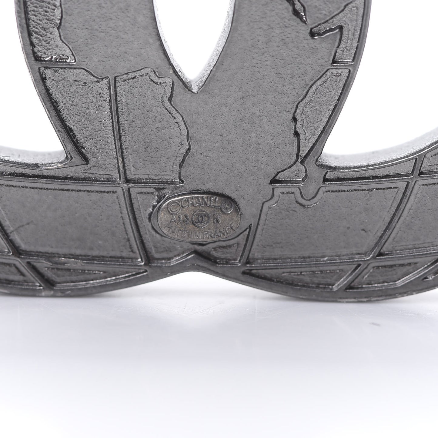 Ruthenium Globe CC Map Brooch