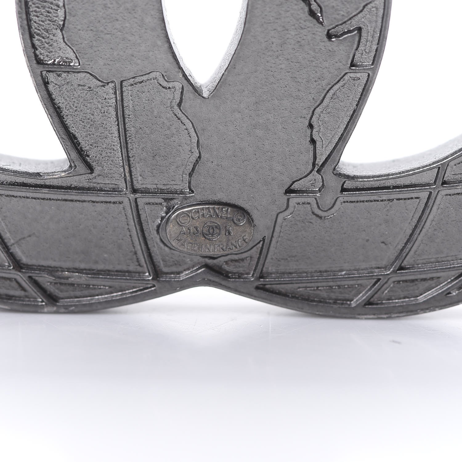 Chanel Ruthenium Globe CC Map Brooch 4 of 6