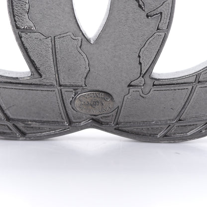 Chanel Ruthenium Globe CC Map Brooch 4 of 6