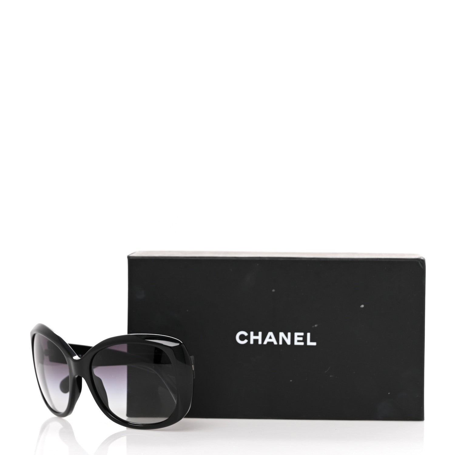 Chanel Acetate Polarized CC Sunglasses 5183 Black 8 of 8