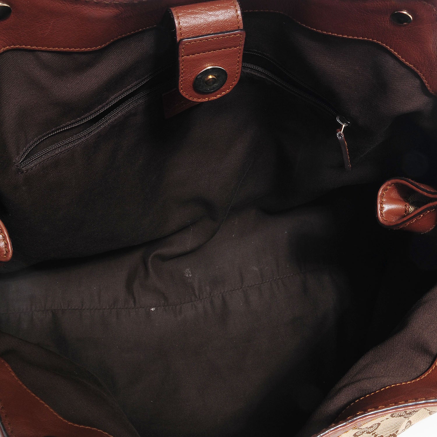 Gucci Monogram Large Sukey Tote Brown 5 of 9