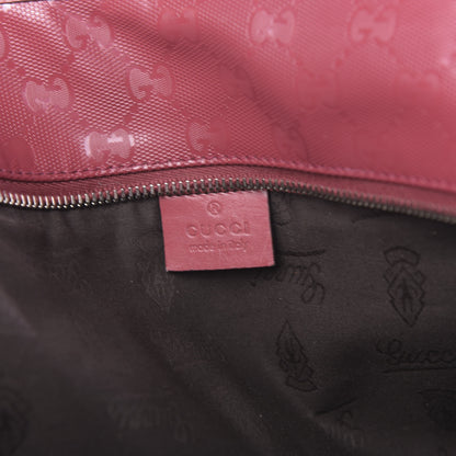 Gucci Imprime Monogram Large Zippered Shopping Tote Rose Blush 6 of 11