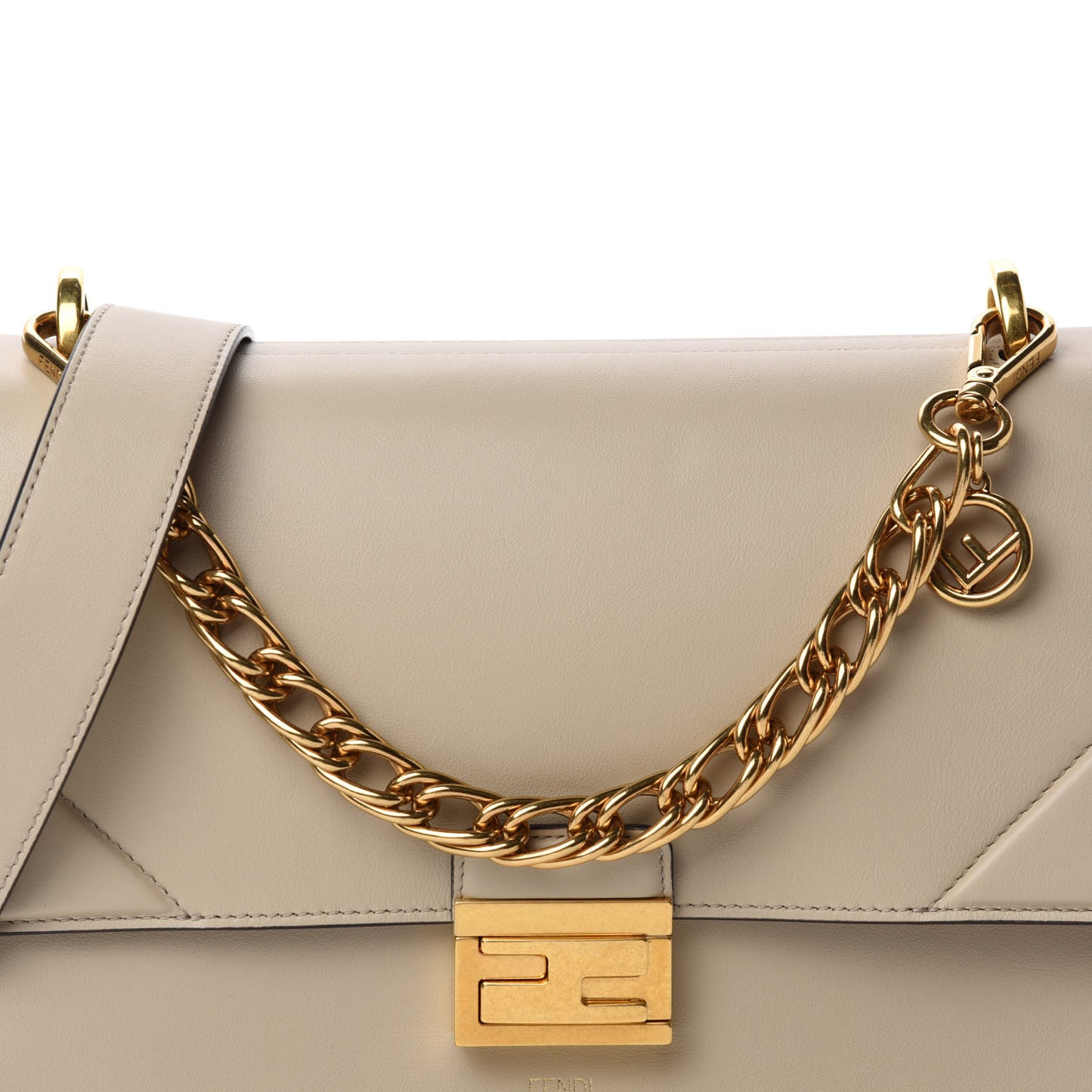 Vitello Grace Matte F is Fendi Kan U Shoulder Bag Nuvola