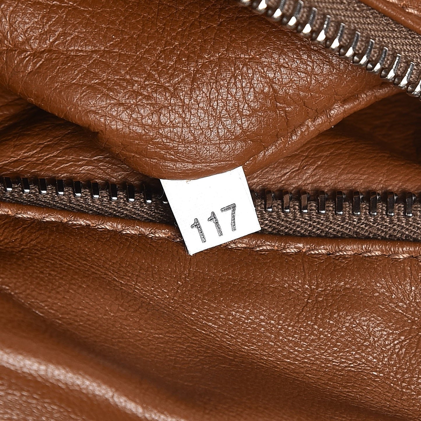 Washed Buffalo Leather Frame Bag Cocoa