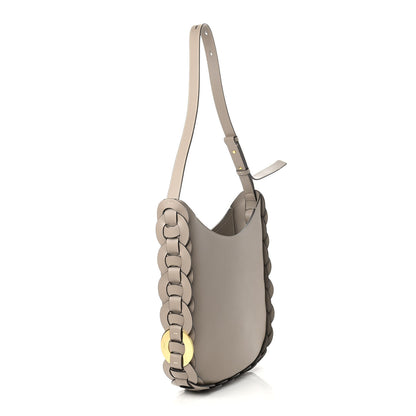 Chloe Small Grain Smooth Calfskin Medium Darryl Hobo Motty Grey 2 of 10