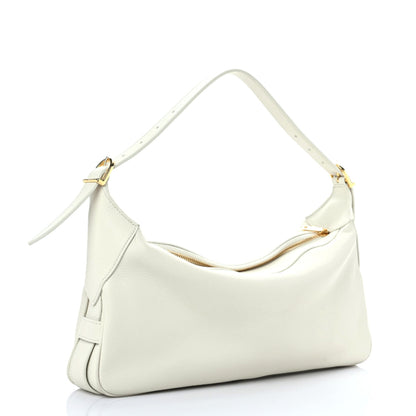 Celine Supple Calfskin Medium Romy Shoulder Bag White 2 of 15
