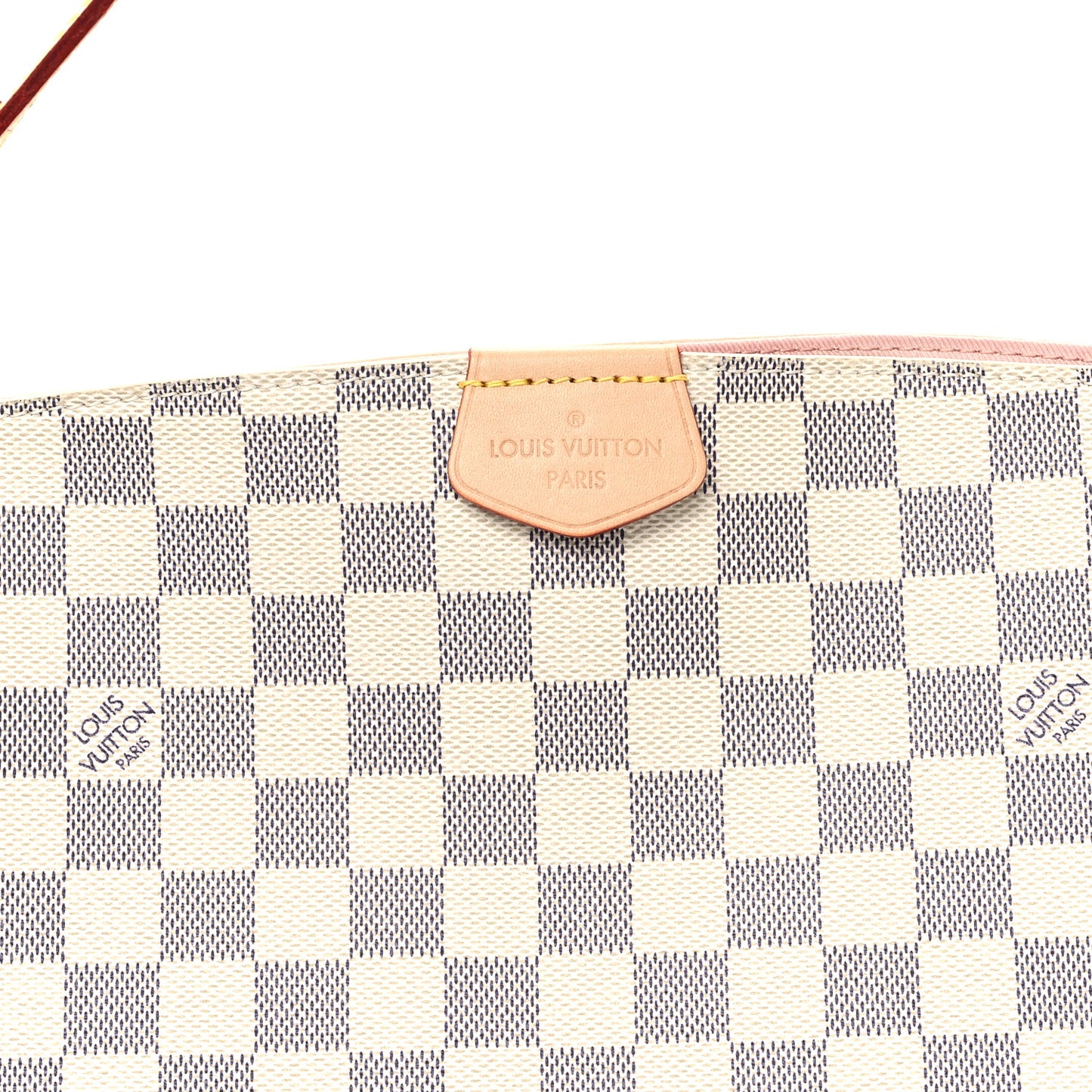 Damier Azur Graceful PM Rose Ballerine